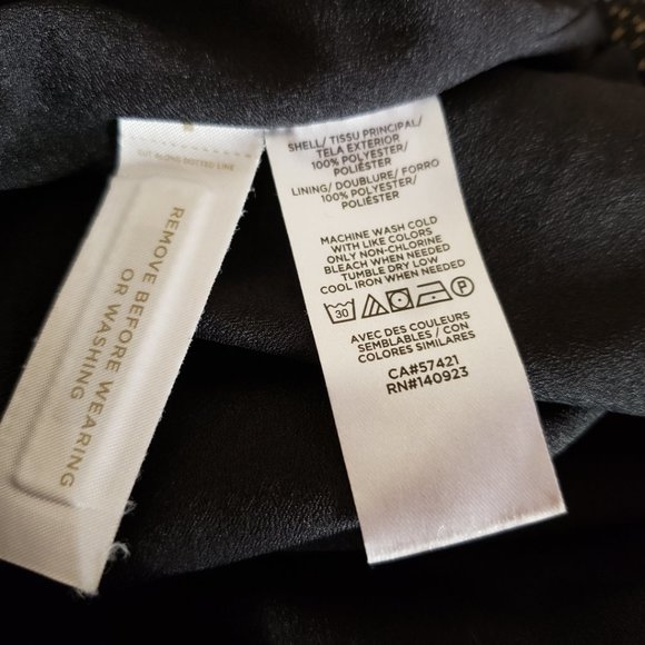 Loft M Women's Black Brown Flecked Pull On Tiered Ruffle Mini Flippy Skirt - Picture 7 of 7